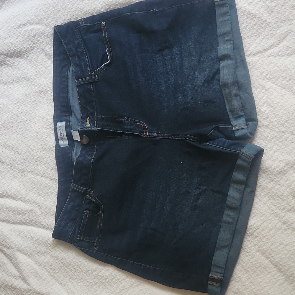 Lane Bryant stretchy jean shorts